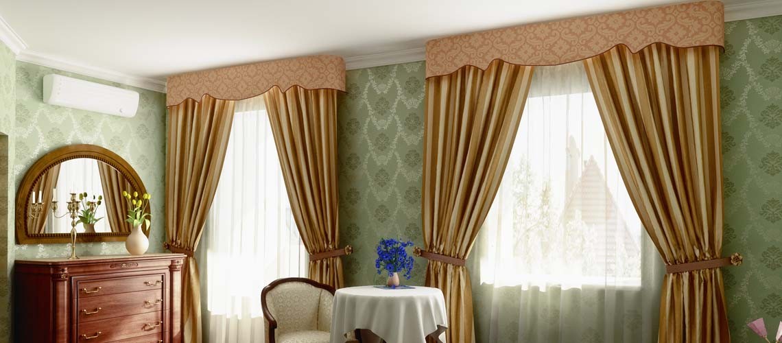 Custom Cornice and Draperies